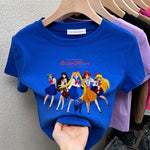 sailor moon t shirt crop top