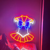 Sailor moon neon light sign