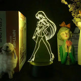 Sailor moon led light stick umbrella