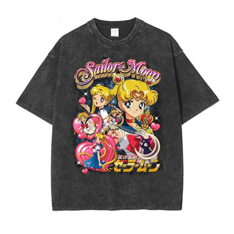 sailor moon t shirt characters