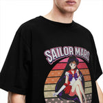 T Shirt Sailor Moon Noir