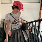 sailor moon t shirt crop top