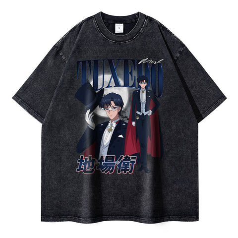 Sailor Moon T-shirt vintage Tuxedo Mask